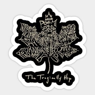 The tragically hip 1933 tour Sticker